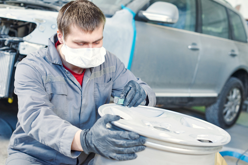 eliminar daños de llanta de aluminio