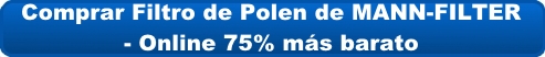 Comprar Filtro de Polen de MANN-FILTER- Online 75% más barato