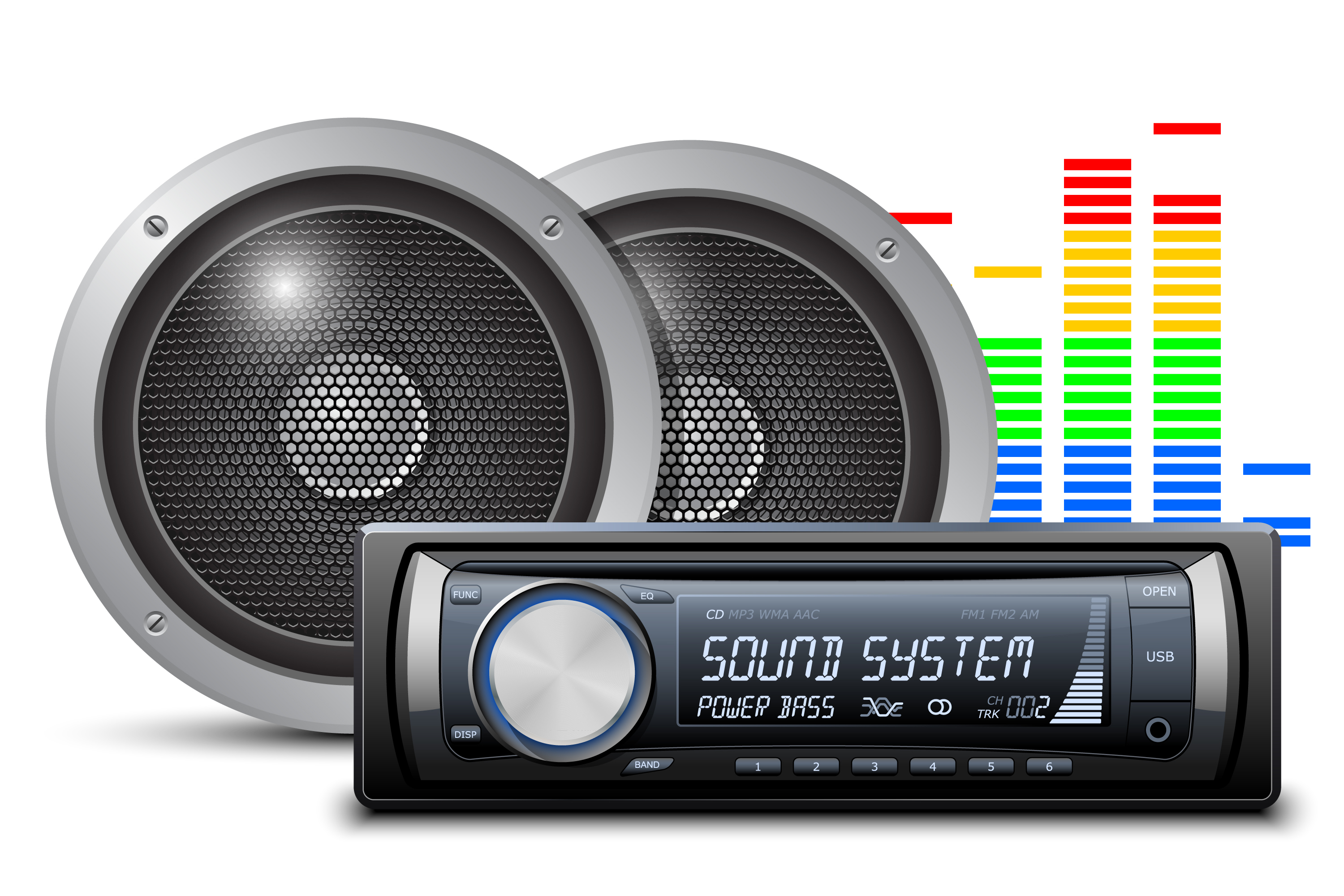 amplificador radio del coche