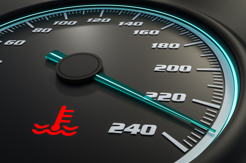 aumento de la temperatura del motor