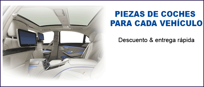 Las partes interiores de los coches